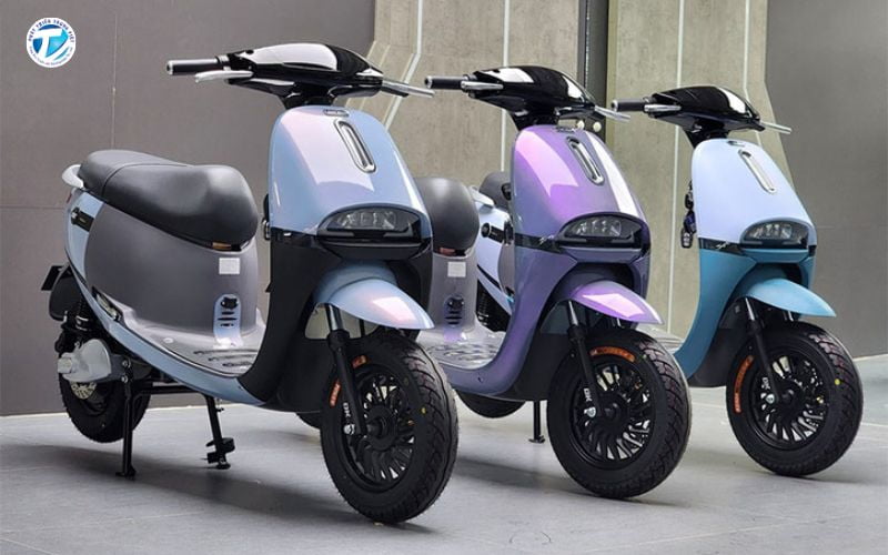 Xe máy điện Gogo mang phong cách thiết kế trẻ trung lấy cảm hứng từ kiểu dáng Vespa hiện đại